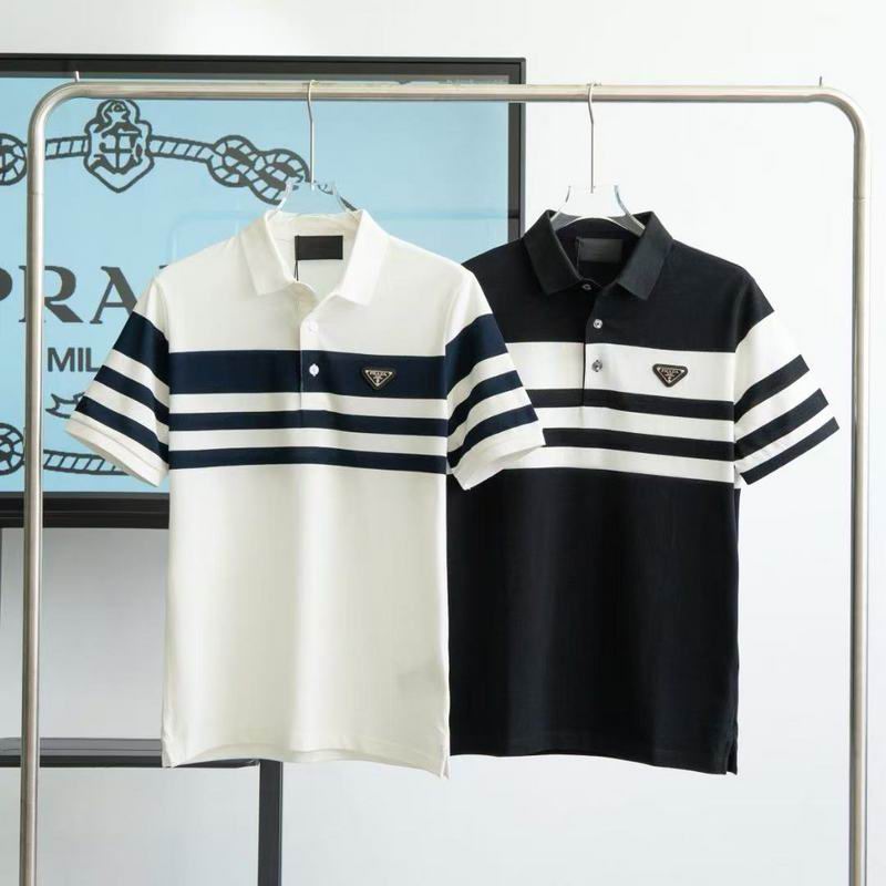 Prada 翻领短袖 8q